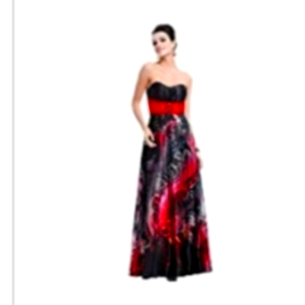 Beautiful strapless gown